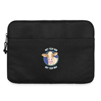 Lait de vache Produits laitiers Vegan - Sacoche pour ordinateur portable 15 pouces - noir - Devant
