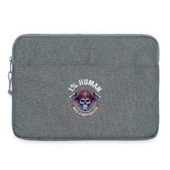Pompier - Sacoche pour ordinateur portable 15 pouces - gris chiné - Devant