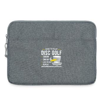 Disc Golf - Sacoche pour ordinateur portable 15 pouces - gris chiné - Devant