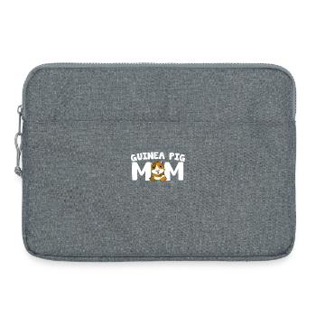 Guinea Pig Mom Meerschweinchen Mama Liebe - Laptoptasche 15" - Grau meliert - Vorne
