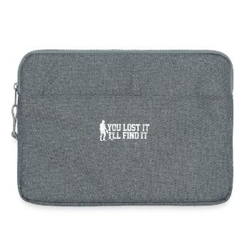 Détection des métaux - Sacoche pour ordinateur portable 15 pouces - gris chiné - Devant
