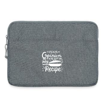 Cooking Recipe Cooking - Laptop bag 15" - heather grey - Front