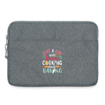 Cooking Baking - Laptop bag 15" - heather grey - Front