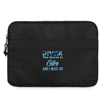 Conception de motivation de plongeur pour les amateurs de sports nautiques - Sacoche pour ordinateur portable 15 pouces - noir - Devant