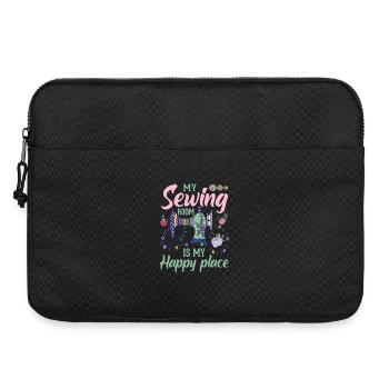 sew - Laptop bag 15" - black - Front