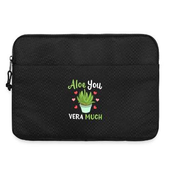 Aloe Vera Succkulente - Sacoche pour ordinateur portable 15 pouces - noir - Devant