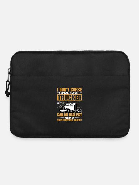 Lkw-Fahrer Lkw-Treiber - Laptoptasche 15" - Schwarz