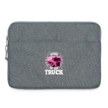 camionneuse - Sacoche pour ordinateur portable 15 pouces - gris chiné - Devant