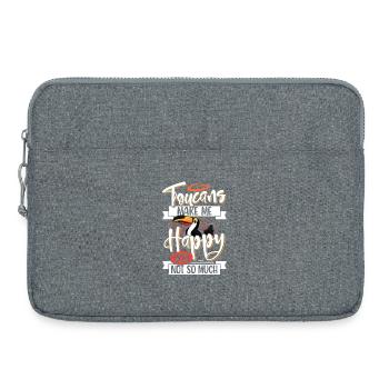 Tukan - Laptoptasche 15" - Grau meliert - Vorne