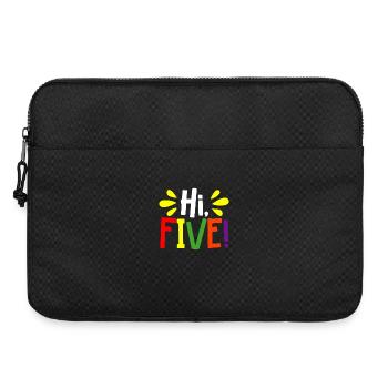 5. Geburtstag HI Five 5. Klasse - Laptoptasche 15" - Schwarz - Vorne