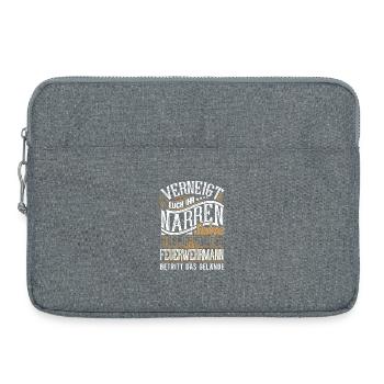 Feuerwehrmann Feuerwehr - Laptoptasche 15" - Grau meliert - Vorne