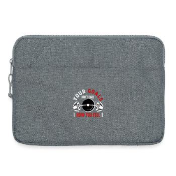 Drôle Gym Fitness Citation Gym Fitness - Sacoche pour ordinateur portable 15 pouces - gris chiné - Devant