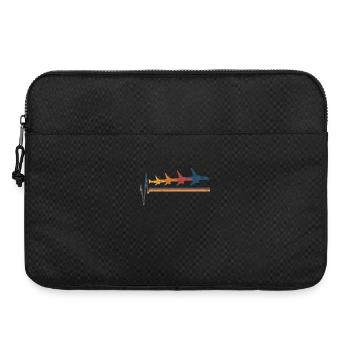 Flugzeug Flieger Luftfahrt - Laptoptasche 15" - Schwarz - Vorne