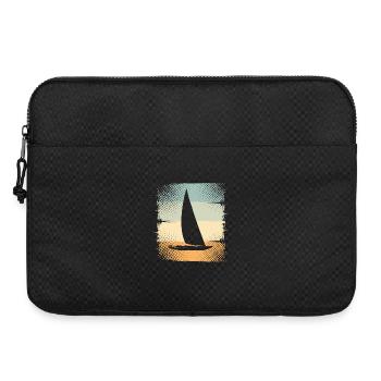 Segelschiff - Laptoptasche 15" - Schwarz - Vorne