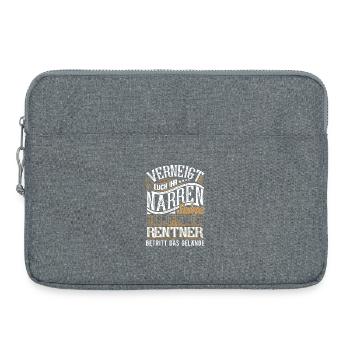 Rentner - Laptoptasche 15" - Grau meliert - Vorne