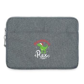 Weihnachten Mama Saurus - Laptoptasche 15" - Grau meliert - Vorne
