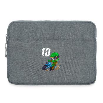 10 years Motocross 10th birthday - Laptop bag 15" - heather grey - Front