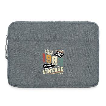 1983 Geburtsjahr Baujahr Geburtstag vintage - Laptoptasche 15" - Grau meliert - Vorne