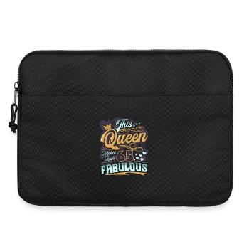 65th birthday 65 years Women Women Queen - Laptop bag 15" - black - Front