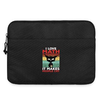 I Love Math It Makes People Cry Mathe Geschenk - Laptoptasche 15" - Schwarz - Vorne