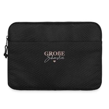 Große Schwester - Laptoptasche 15" - Schwarz - Vorne