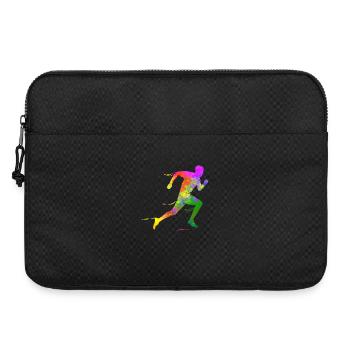 Halbmarathon Läufer Sprinten Triathlet Finisher - Laptoptasche 15" - Schwarz - Vorne
