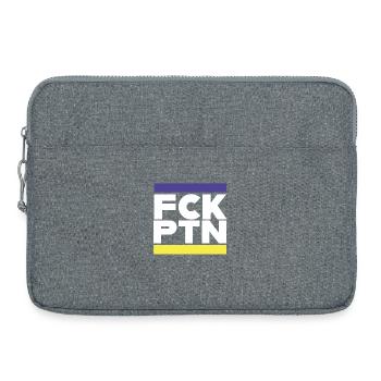 FCK PTN Frieden für Ukraine & Europa - Laptoptasche 15" - Grau meliert - Vorne