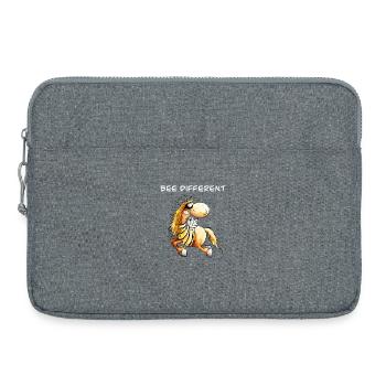 Funny Horse As Bee I Horse Saying - Laptop bag 15" - heather grey - Front