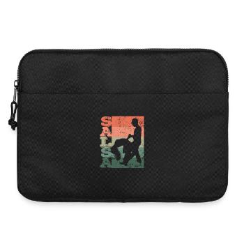 Salsa Dancing Couple Dance Latin American Vintage - Sacoche pour ordinateur portable 15 pouces - noir - Devant