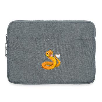 Tasse à café Serpent - Sacoche pour ordinateur portable 15 pouces - gris chiné - Devant