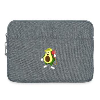 Avocado Handwerker Bohrmaschine Handwerk - Laptoptasche 15" - Grau meliert - Vorne