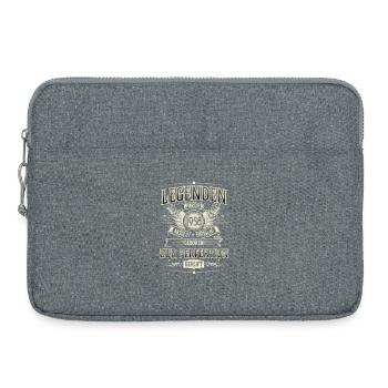 1958 Geburtsjahr Jahrgang Geboren Geburtstag - Laptoptasche 15" - Grau meliert - Vorne