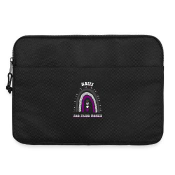 Happy Ace Pride Mois Asexuel Boho Rainbow - Sacoche pour ordinateur portable 15 pouces - noir - Devant