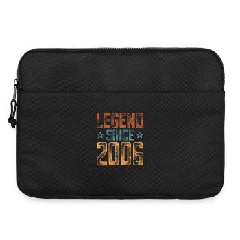 2006 Geboren Geburtsjahr 18.Geburtstag - Laptoptasche 15" - Schwarz - Vorne