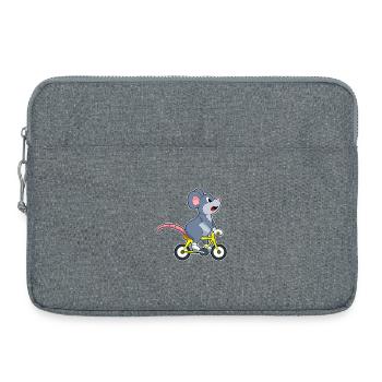 Maus Fahrrad - Laptoptasche 15" - Grau meliert - Vorne