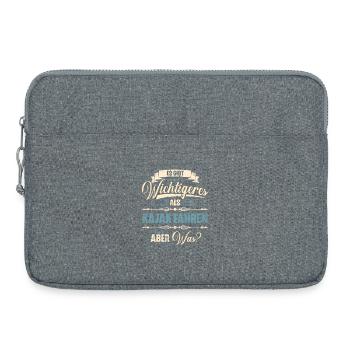 Kajak Kajakfahrer Kajaker Team - Laptoptasche 15" - Grau meliert - Vorne