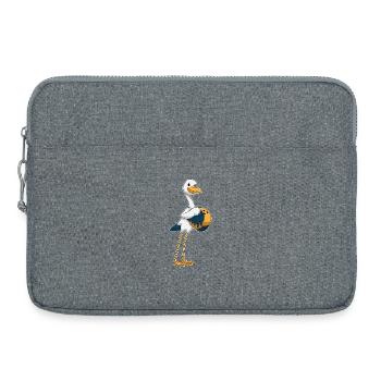 Boule de bowling Storch - Sacoche pour ordinateur portable 15 pouces - gris chiné - Devant