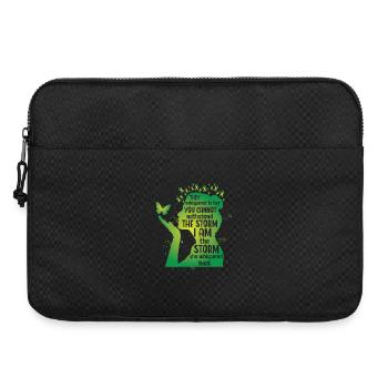 Mental Health Grüner Schmetterling - Laptoptasche 15" - Schwarz - Vorne