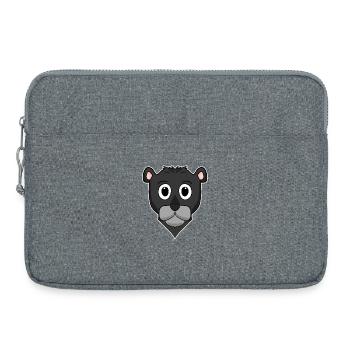 Black panther - Laptop bag 15" - heather grey - Front