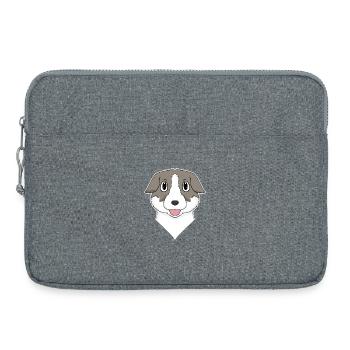 Bangkaew thaïlandais - Sacoche pour ordinateur portable 15 pouces - gris chiné - Devant
