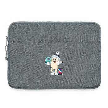 Laca pour coiffure ciseaux - Sacoche pour ordinateur portable 15 pouces - gris chiné - Devant