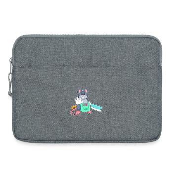Rasoir de coiffeur de souris - Sacoche pour ordinateur portable 15 pouces - gris chiné - Devant