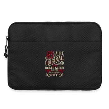 85. Geburtstag Vintage Retro - Laptoptasche 15" - Schwarz - Vorne