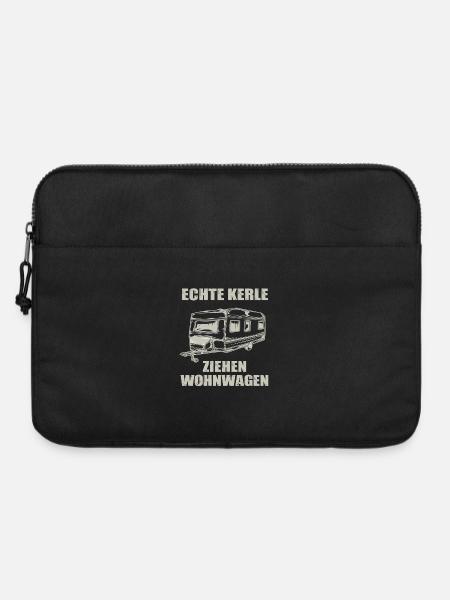 Echte Kerle Ziehen Wohnwagen - Laptoptasche 15" - Schwarz