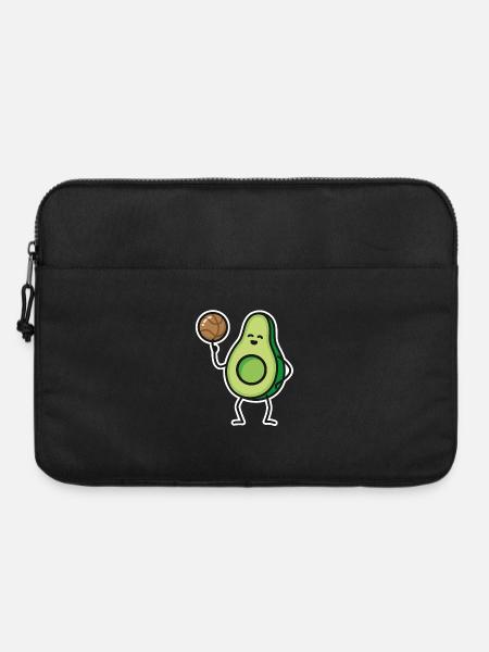 Drôle d’avocat Basketteur Joueur keto - Sacoche pour ordinateur portable 15 pouces - noir