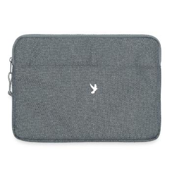 Colombe blanche Colombe de poche Colombe de la Paix - Sacoche pour ordinateur portable 15 pouces - gris chiné - Devant