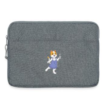 Ciseaux de coiffeur pour chat - Sacoche pour ordinateur portable 15 pouces - gris chiné - Devant