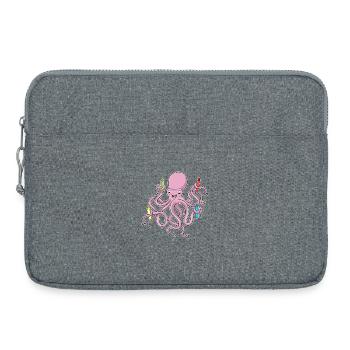 Octopus Student Crayons School - Laptop bag 15" - heather grey - Front