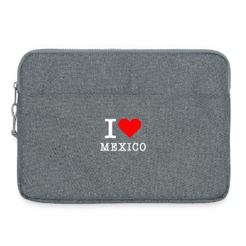 J’aime le Mexique J’aime le Mexique Cinco De Mayo Les Mexicains - Sacoche pour ordinateur portable 15 pouces - gris chiné - Devant