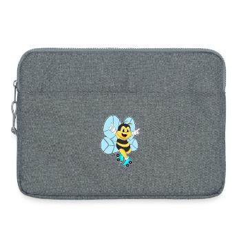 Patins à roulettes Bee - Sacoche pour ordinateur portable 15 pouces - gris chiné - Devant